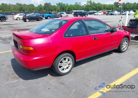 1993 Honda Civic Dx from USA, damaged, VIN 2HGEJ2244PH516304